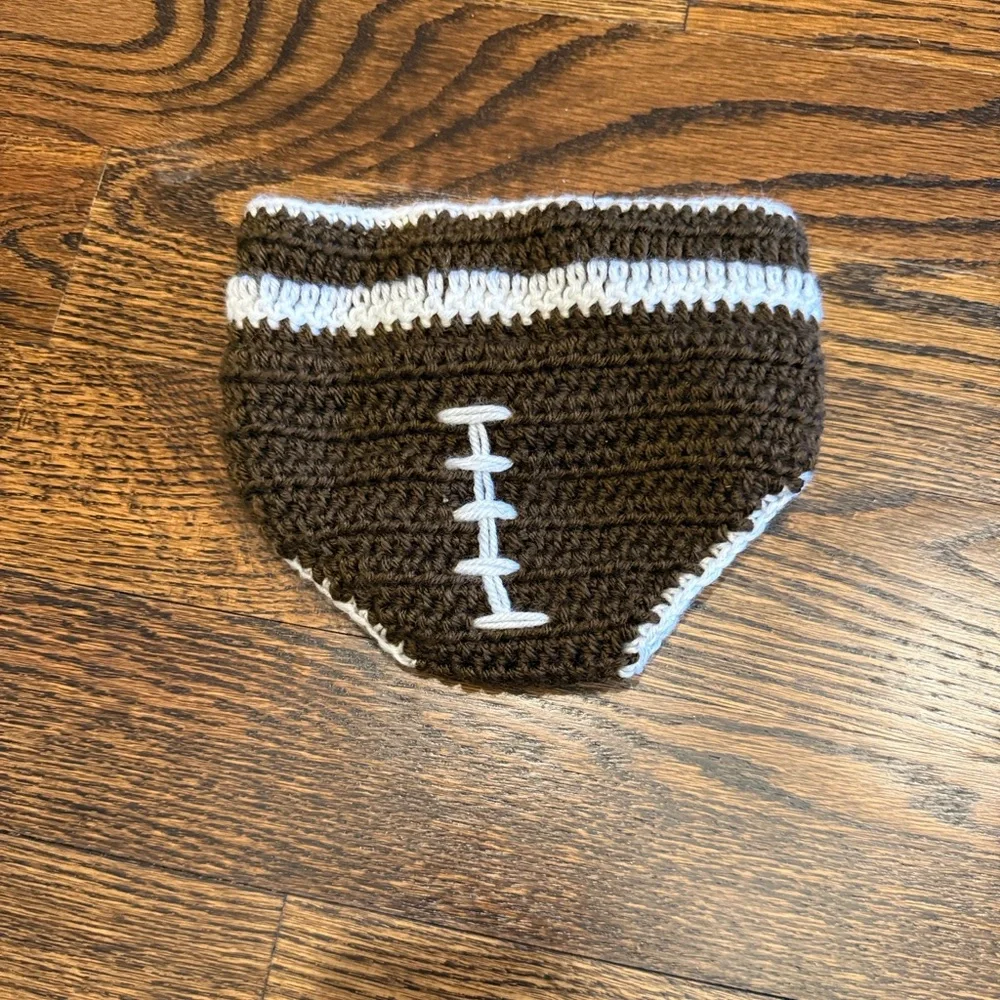 Santa and football infant Knit Costume